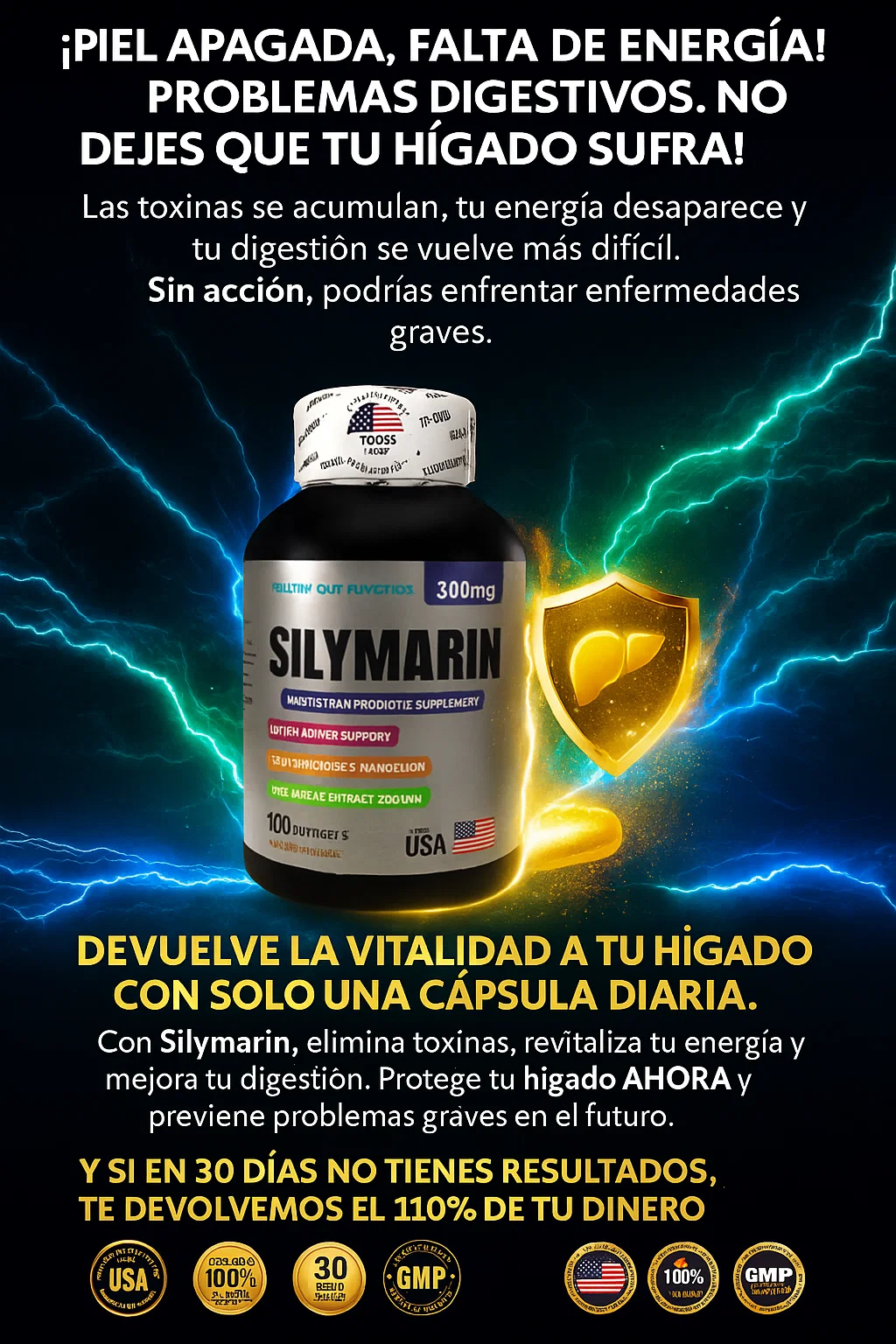 Silymarin X 100 softgels