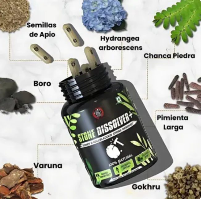 StoneDissolver® – Alivio Renal y Limpieza Urinaria