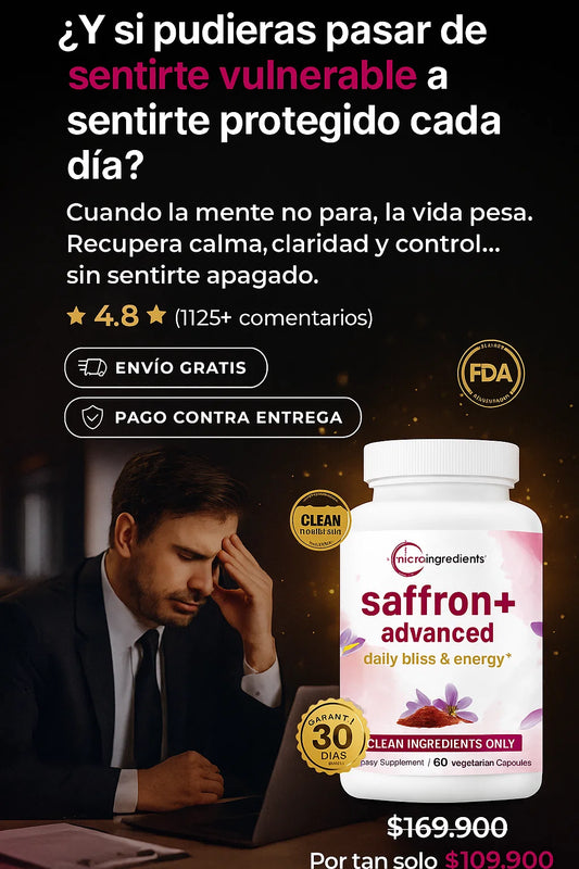 Saffron+ Advanced | Dile “basta” al estrés